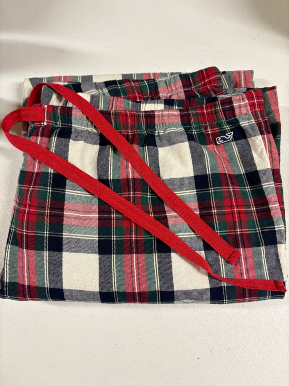 Vineyard Vines Red, Navy & Green Plaid Lounge Pants